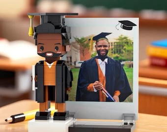 Figura de ladrillo de graduación personalizada: miniregalo de recuerdo personalizado