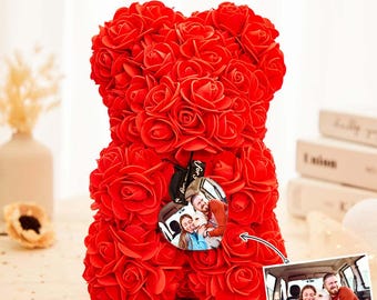 My Missing Piece, Personalized Flower Shadow Box, Valentines Day