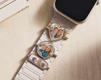 Gepersonaliseerde foto smartwatch-bedel: gepersonaliseerde jubileumsieraden
