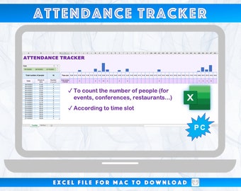 Attendance tracker / Attendante calculation / Count attendance / Event attendance / Restaurant attendance / Attendance tracking