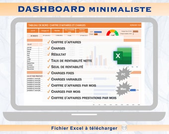 Minimalist Financial Dashboard / Small Business Dashboard / Income and Expense Tracking / Minimalist Financial Dashboard