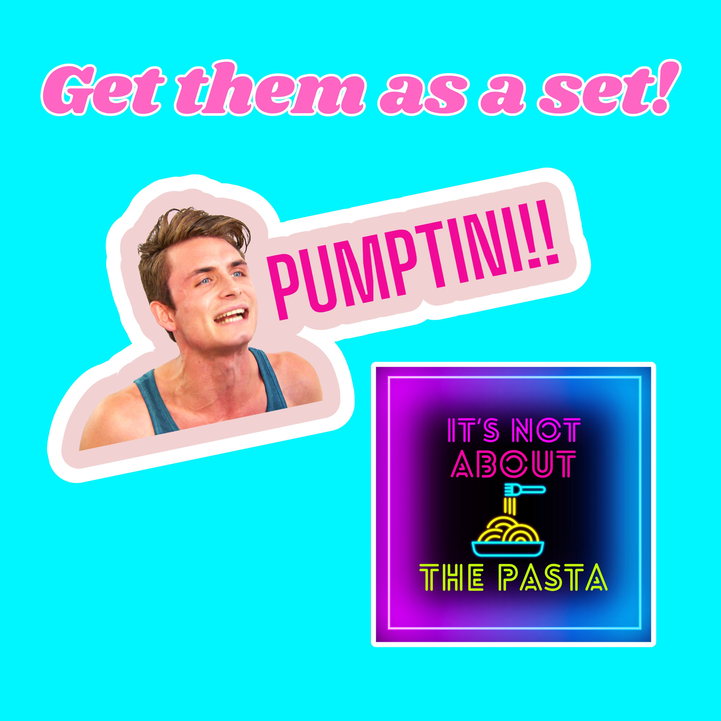 James Kennedy Inspired PUMPTINI Sticker or Keychain DJ James Kennedy Yelling PUMPTINI in Sticker