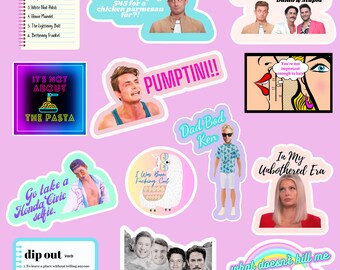 Vanderpump Rules Inspired Sticker Collection! 13 Stickers to remember those great moments! Great Gift for a true VPR Fan!