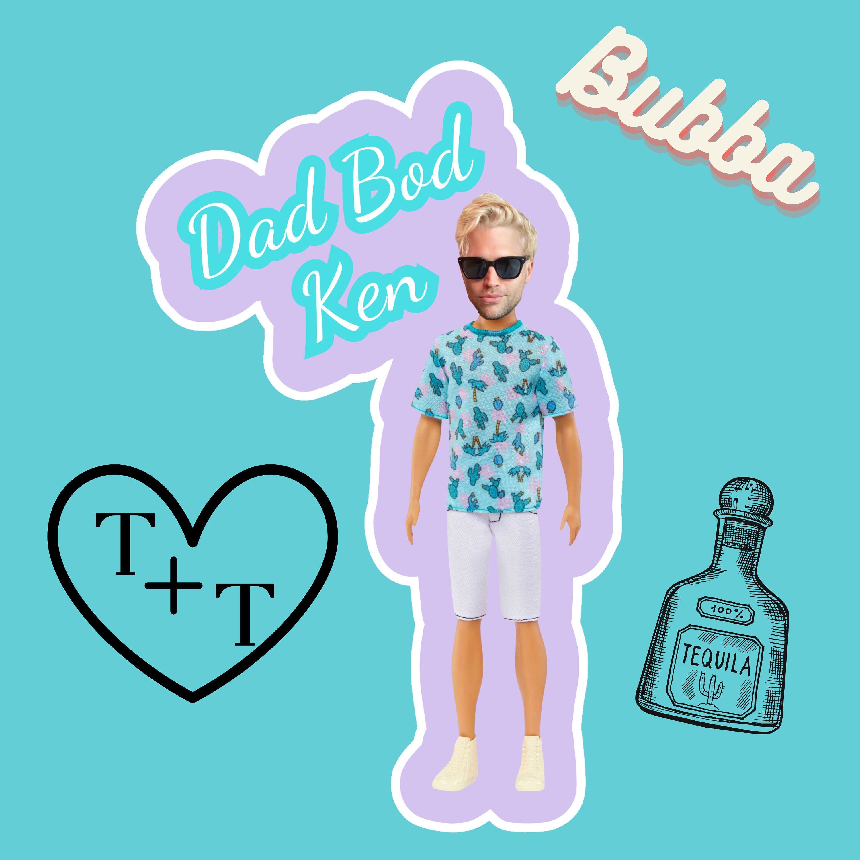 Vanderpump Rules Inspired dad Bod Ken Waterproof Vinyl Sticker Etsy