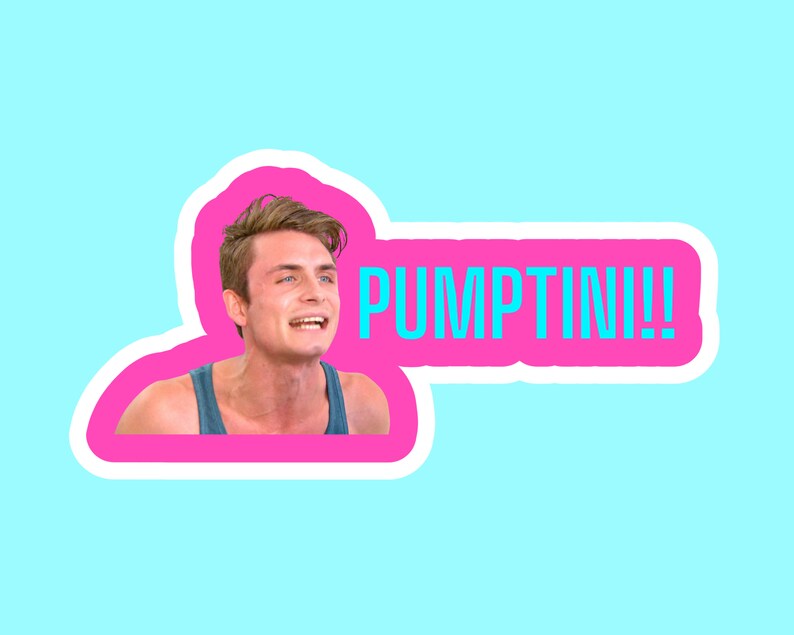 James Kennedy Inspired PUMPTINI Sticker or Keychain DJ James Kennedy