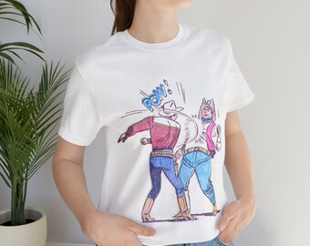 Retro Cowboy Graphic Tshirt