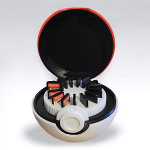 Pokeball pour jeux switch, rangement pokemon