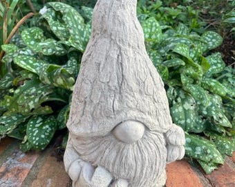 Large Cement Garden Gonk Weatherproof Gnome Ornament watering can