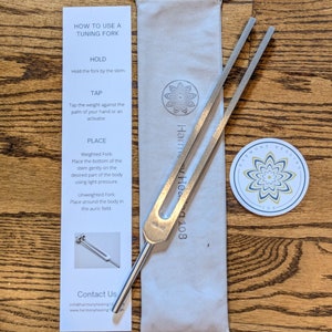 Unweighted 108 Hz Tuning Fork | Auric/Biofield Tool for Energy Transmutation | Includes Storage Pouch