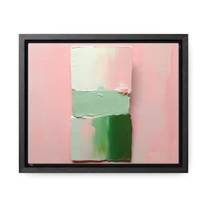 Vintage Abstract Canvas Art Print, Abstract Art Print, Art Deco, Boho, Painting Art Print, Pink Painting, Abstract Painting, Painting Print