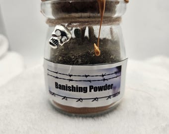 Altar Jar - Banishing Enemies Handmade
