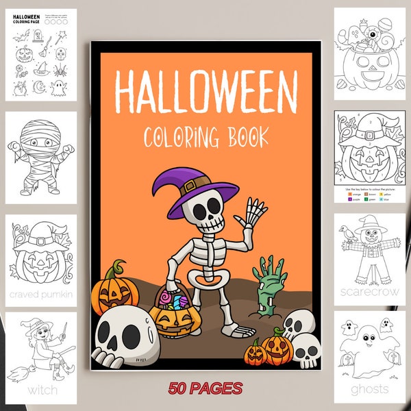 Halloween Coloring Book