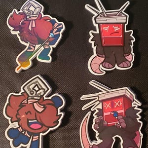 Fuzzball + Sharps Sticker Pack