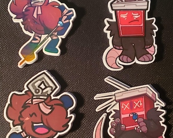 Fuzzball + Sharps Sticker Pack