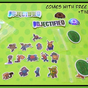 Objectified Comic Stickers [fight or Flight Collection] - Etsy