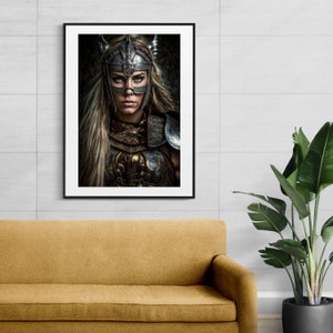 Beautiful Warrior - Digital Download, Printable Wall Art, Wall Decor, Print Wall Art Poster.