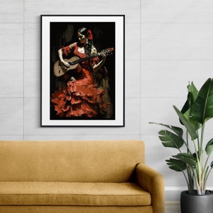 Flamenco of Spain - Digital Download, Printable Wall Art, Wall Decor, Home Decor, Print Wall Art Poster.