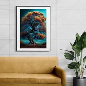 Beautiful Tree - Digital Download - Printable Wall Art, Wall Decor, Home Decor, Print Wall Art Poster.