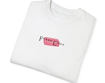 FIGHT CLUB &quot;F**** C***&quot; comfort colors shirt, David fincher, brad pitt shirt, fight club shirt, unique shirt, gift idea, Edward Norton