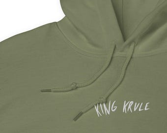 Sudadera con capucha King Krule con BORDADO PREMIUM, sudadera con capucha de banda, King Krule, Archy Marshall, sudadera con capucha estética, Man Alive, camiseta de banda, ropa bordada