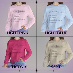 Pride and Prejudice 27 Years Old Sweatshirt Jane Austen Sweatshirt Elizabeth Bennet Charlotte Lucas Inspired Light Academia Bookish Merch image 4