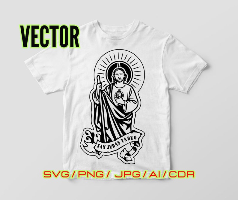 San Judas Tadeo 3, San Juditas 3 vector, saints vector image 2