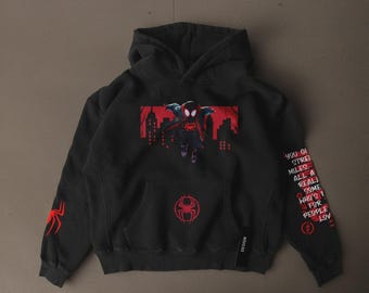 Miles Hoodie, Vintage Anime Cosplay Manga Design, Handgefertigtes Unisex-Kostüm