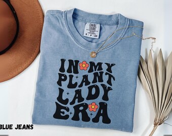Plant Lady Era T-Shirt, Funny Gardening Gift, Comfort Colors
