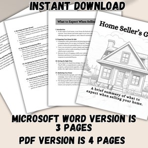 Real Estate Seller's Guide, Prepare Your Clients for the Sales Process, Realtor Client Walkthrough, Educate Clients Selling Their Home. image 2