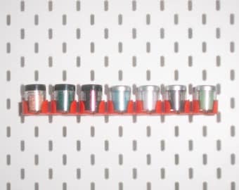 Farbflaschenhalter für Citadel-Farben (7 Flaschen) | IKEA SKADIS Pegboard Organizer
