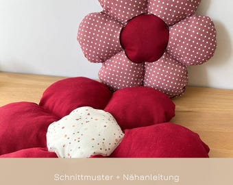 Kissen Blume PDF Schnittmuster | DIY Hunger
