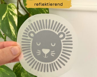 Baby Löwe - Aufbügler / Bügelbild reflektierend | DIY Hunger