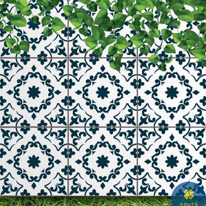 Stiofan Tile Stencil-DIY Home Decor for Tile Refresh-Moroccan Tile Stencil Pattern for Easy DIY Home Decor-Reusable Tile Stencils for Floor