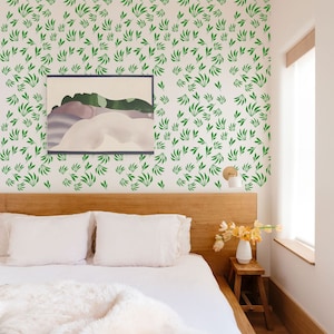 Theodulus Botanical Stencil - Botanical Stencils on Wood-Floral Stencil for Painting Wall-Flower Design for Quick and Easy Home Improvement
