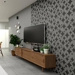 Alcestis Wall Art Stencil - British European Style DIY Decor - Easy Home Decor with Stencils-Elegant Wall Stencil-Modern Stencils for Walls