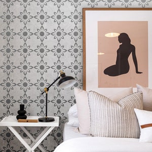Lysander Wall Art Stencil-Better than Wallpaper-Custom Wall Decal Design for Painting Nursery, Kids Room, Feature Wall-DIY Home Improvement