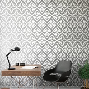 Raichaal Wall Art Stencil - Bohemian, Asian, Moroccan, Indian Style Decor - Custom Painted Mandala Wall Pattern Stencil-Reusable Wall Decor