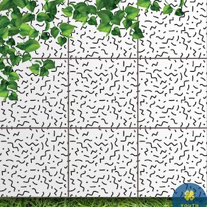 Asterius Tile Stencil-Modern Stencil for Tile and Wall-Reusable Tile Stencils for DIY Home Decor-Tile Stencils for Painting Floors and Walls
