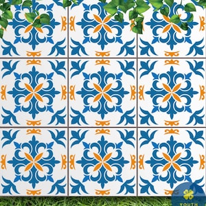 Endymion Tile Stencil - Easy Tile DIY Home Decor - Reusable Tile Stencils for Home Improvements-Tile Stencils for Painting Floors and Walls