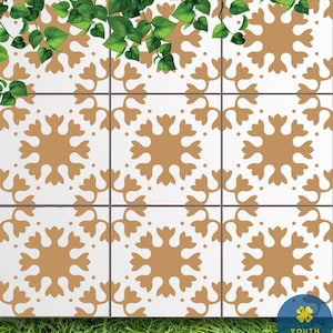 Alkestis Tile Stencil-Cement Tile Stencil for Painting Tile-DIY Stencil for Quick and Easy Home Improvement-Reusable Tile Stencils for Floor