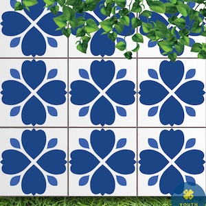 Niki Tile Stencil-Cost Effective Alternative to Tile Painting-Geometric Tile Stencil for Easy DIY Home Decor-Reusable Tile Stencil for Floor