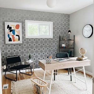 Tarquinius Wall Art Stencil-Accent Wall Designs-DIY Chic Wallpaper Pattern or Decal Look using Large Stencils-Easy Home Decor with Stencils