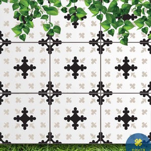 Heraclitus Tile Stencil-Moroccan Tile Stencil for Easy Home Decor-Paint Old Tile and Save-Reusable Tile Stencils for Home Improvements