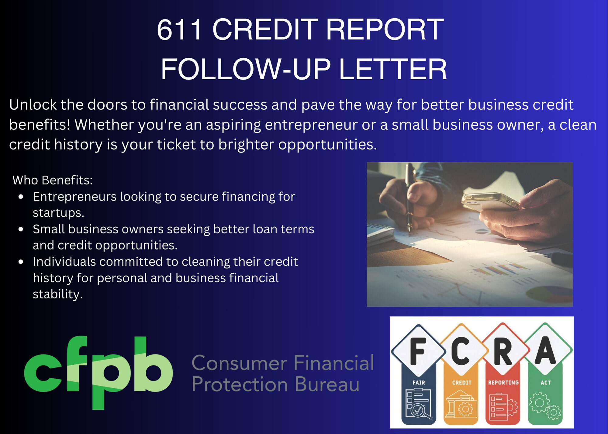 611 Credit Report Follow-up Letter - Etsy