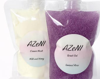 Exfoliating Scrub  and Mask for hands, Gift for Him/Her