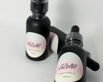 Organic Almond Cuticle Oil | Hydrating Nail Treatment, AZeNI 30ml