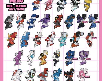 Mix and Match Transformers Kissy Charms