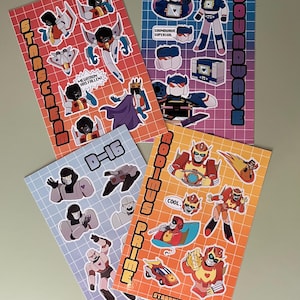 Transformers Sticker Sheets
