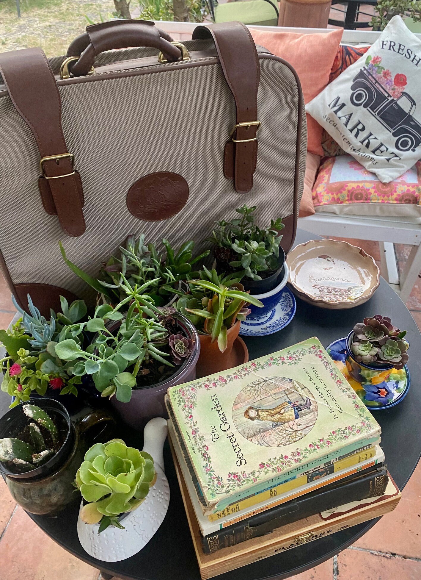 Vintage Spanish Leather Briefcase Vintage Style Etsy