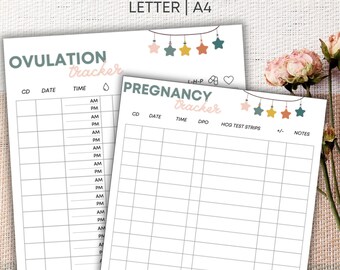 Ovulation &amp; Fertility Test Strips Tracker, Pregnancy Tracker,fertility ...